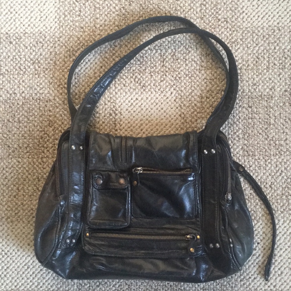 AllSaints Teja Foldover Bag
